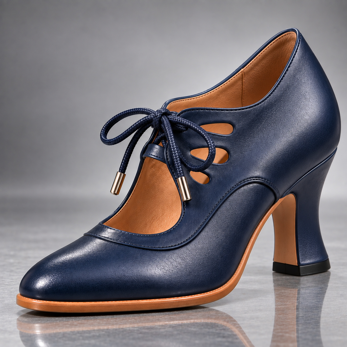 Tacones con Cordones Diagonal