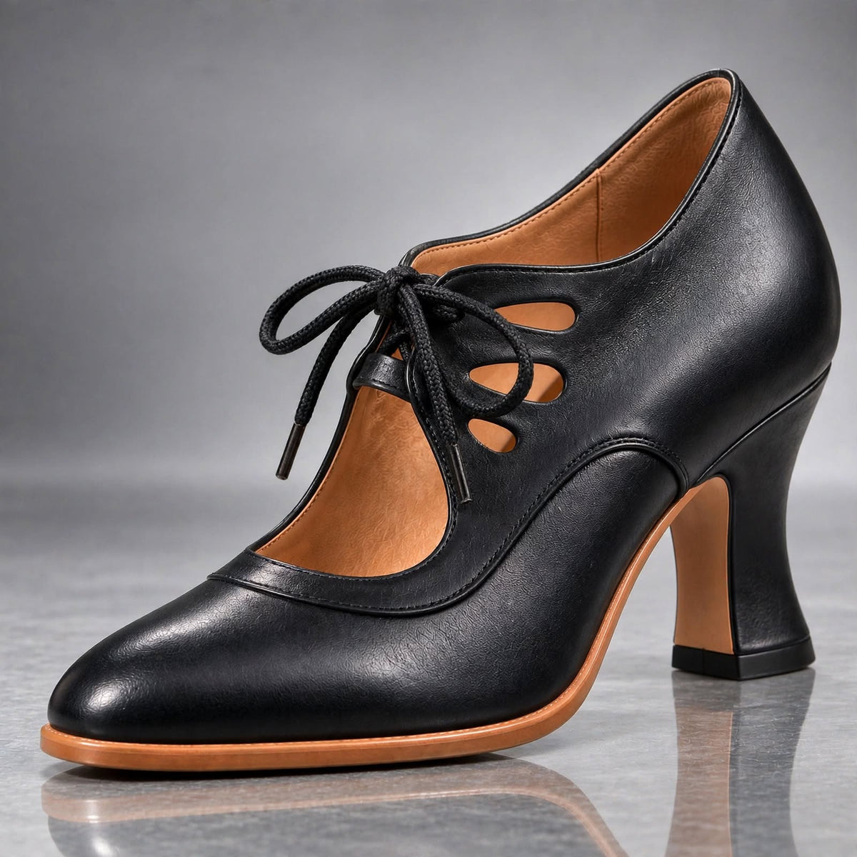 Tacones con Cordones Diagonal