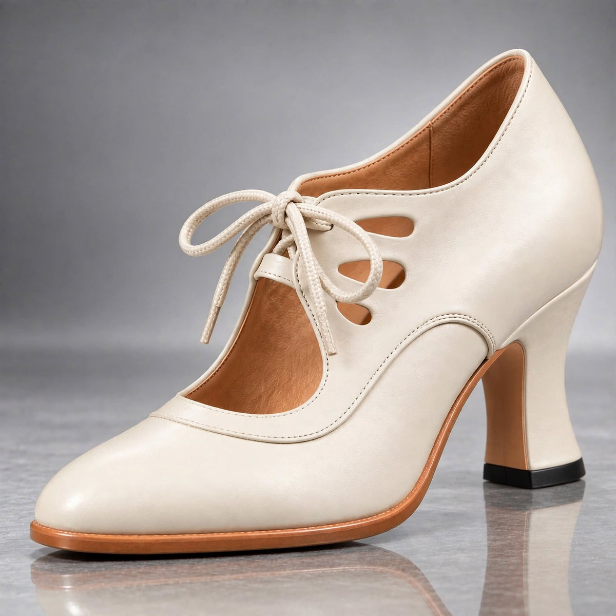 Tacones con Cordones Diagonal