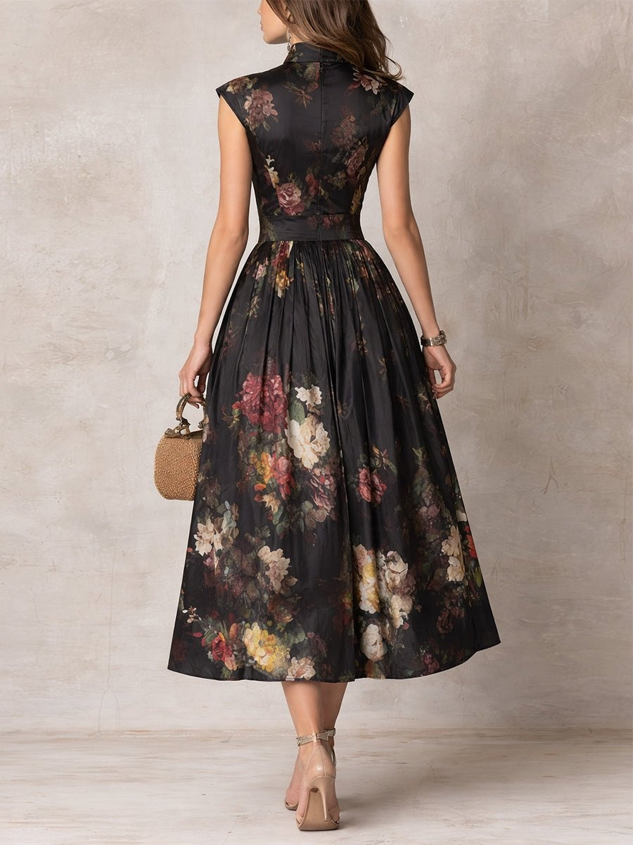 Vestido Adriana Midi Floral de Cóctel