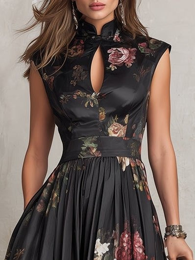 Vestido Adriana Midi Floral de Cóctel