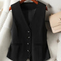 Chaleco Elegante para Hombre con Botones y Escote en V